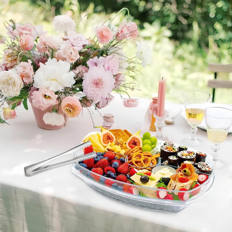 Chilled Serving Platters and Trays for Entertaining,Chilled Veggie Tray with