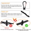 CYSKY 5 Pack Retractable Tool Lanyard with Aluminum Nut Lock