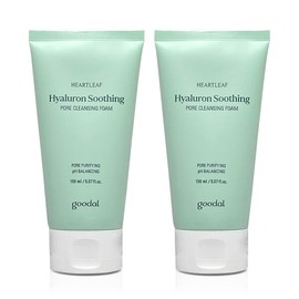 Goodal Houttuynia cordata Hyaluronic Soothing Pore Cleansing Foam 150mlX2 / 구달 어성초 히알루론 수딩 모공 클렌징 폼 150mlX2개