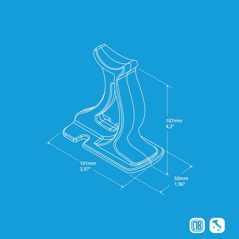 Universal Base without Drill Holes for Tubular and Column Radiators