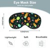 NOHSHE Easter Silk Eye Mask Sleep Mask Egg Carrot Flower