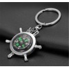 Weahre Keychain, New Fashion Style Rudder Compass Key Chain Ring