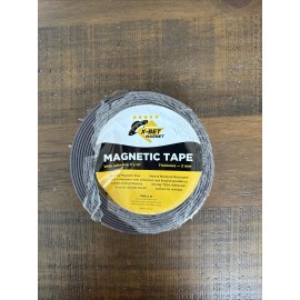 X-bet MAGNET Flexible Magnetic Tape Strip 1 Inch x 10 Feet 2mm Thick