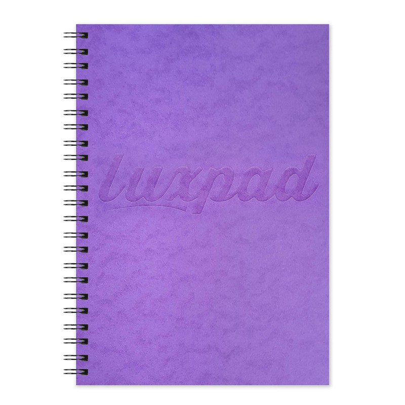 Silvine Luxpad 120 Page A5 FSC Wirebound Notebook with Durable