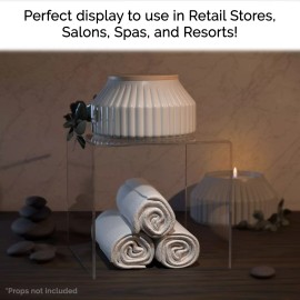 Marketing Holders 6" Square Riser Display Showcase Stand Acrylic Product Platform Qty 6