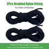 40 FT Patio Umbrella Replacement Cord Line 0.16" Diameter,Heavy Duty