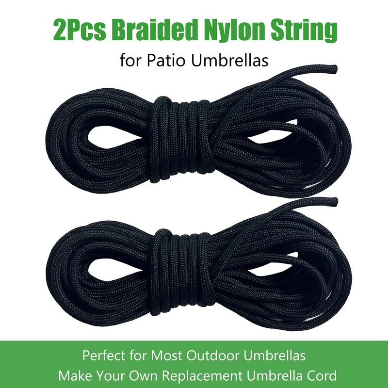 40 FT Patio Umbrella Replacement Cord Line 0.16" Diameter,Heavy Duty