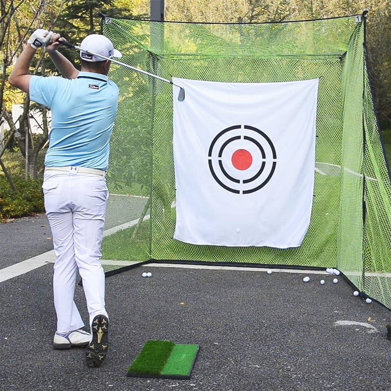 Gagalileo Golf Target, 1.5 x 1.5 m, Velvet Material, Noise