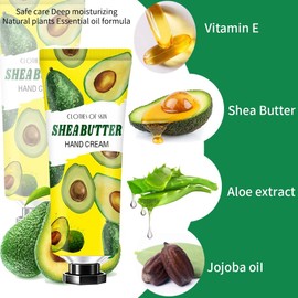 CRISTALBOX 8 PACK Hand Cream Christmas Gifts for Women,Travel Size in Bulk Lotions for Dry Hands,Mini Hand Lotion for Mothers Day Gifts,Easter Gift for Teens,Appreciation Gift,Baby Shower Party Gift