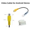 Epronic 10 Pin RCA Rear View Camera Adapter Wiring Harness