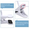 Clamp Light E27 with Clamp 360° Gooseneck Flexible Adjustable 35cm
