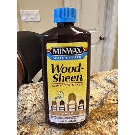 Minwax Wood-Sheen NATURAL Rubbing Stain & Finish Water Based 12oz Discontinued