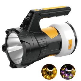 ZARRSON Flashlights for Camping Lanterns；2 in 1 Searchlight Camping Light,4 Searchlight Modes and 6 Camping Light Modes,Can Be Used in The Yard and Outdoor Hiking, Camping and Other Scenarios