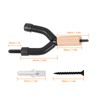 Violin Wall Mount with Bow Hook Wooden Viola Hanger Stand
