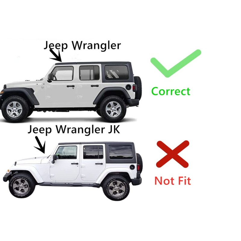 Driver Left Side Quarter Window Quarter Glass Compatible with Jeep