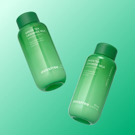 Innisfree Green Tea Ceramide Milk Moisture Essence / Skin Dryness Barrier Boosting 160ml, 2 count