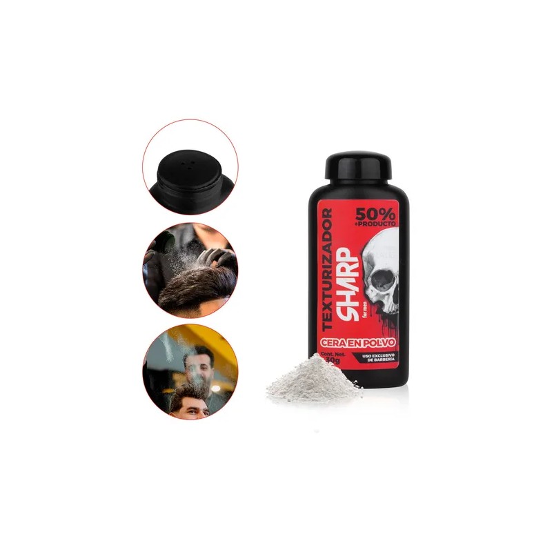 SHARP Cera en Polvo Texturizadora 30g | Volumen, Fijación y
