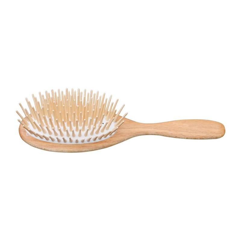 Airstyler Wooden Hairbrush with Extra Long Straight Maple Wood Pins,