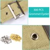 Mudder 301 Pcs Grommet Eyelet Pliers Tool Kit, Fabric Leather
