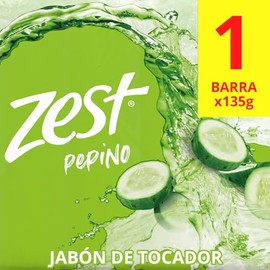 ZEST Jabón de tocador Sábila con Pepino 135 g