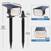 WENATY Solar Spot Lights Outdoor Waterproof IP65, 6 Pack Landscape