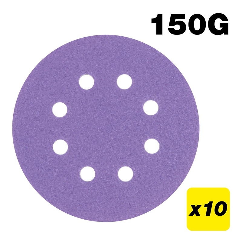 Trend 125 mm Sanding Discs for Random Orbital ROS Sanders,