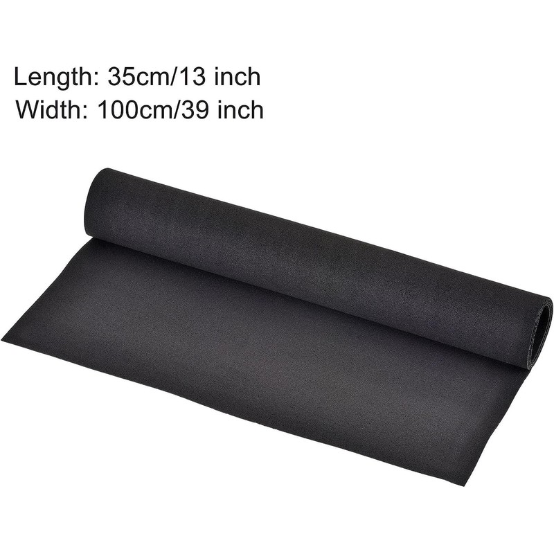 MACHSWON Black EVA Foam Sheets 13 x 39 Inch 1mm