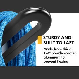 GearRax | RopeRamp Rope Wall Organizer | Secure Angled Storage for Climbing & Mountaineering Ropes | Perfect for Home, Garage, or Gear Closet | Durable & Space-Saving | Mounting Hardware Included