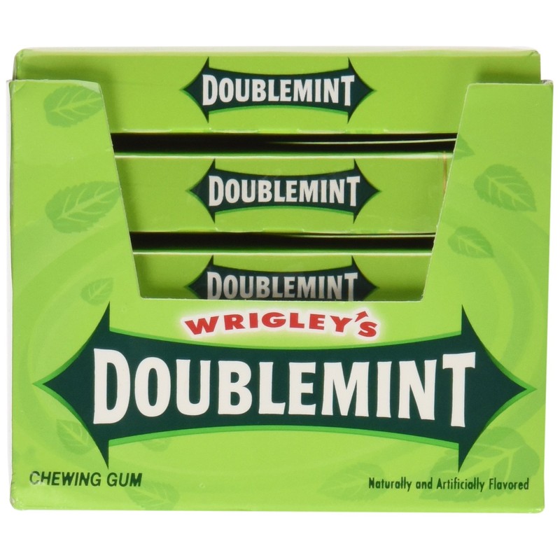 Wrigley - Doublemint, Slim, 15 stick pack, 10 count