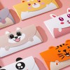 Pack of 12 cartoon animal envelopes, greeting cards, cute greeting