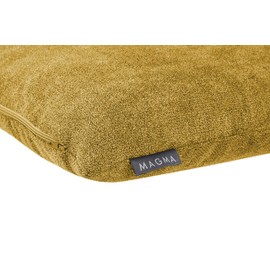 MAGMA Kissenhülle ALFA (2er-Set) samtweicher Velour (ca. 50x50cm, senf)