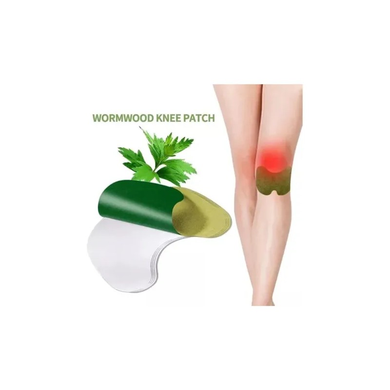 10 Parches Para Rodilla, Dolor, Hinchazón, Circulación.