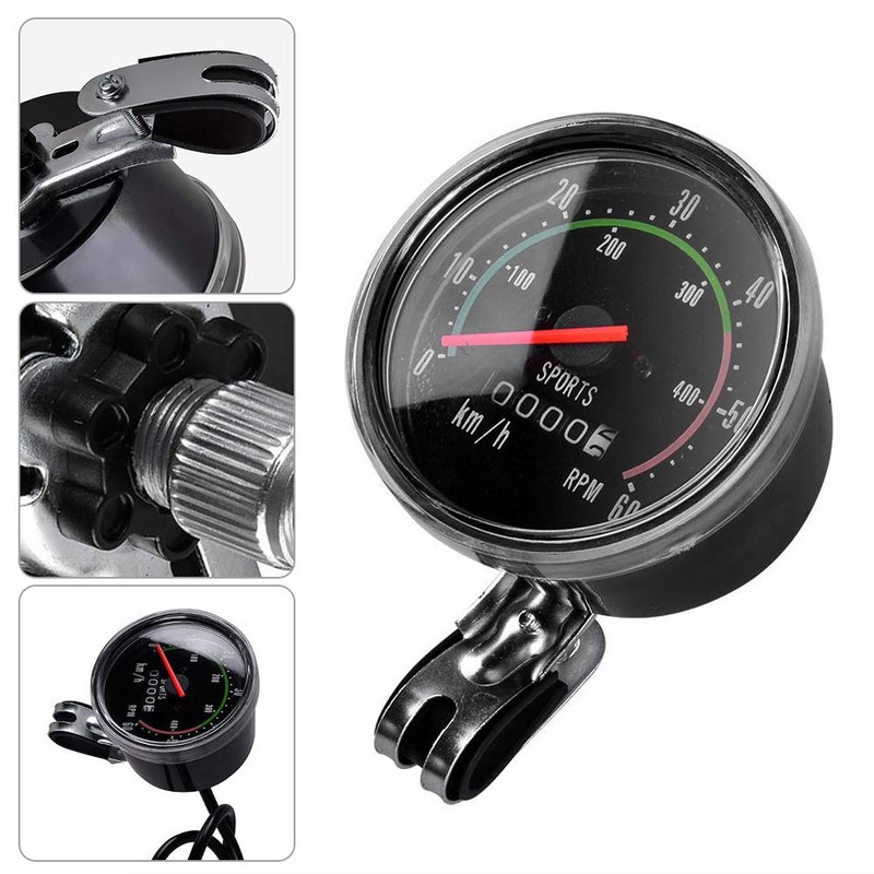 Funwill Speedometer Mechanical Bicycle Meter Data Recording Waterproof Classic Style