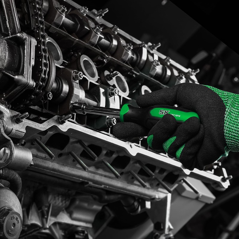 SK 7-Piece SAE Nut Driver Set, 3/16", 1/4", 5/16", 11/32",