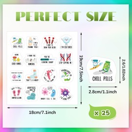 400 Pcs Nursing Stickers Funny Pun Nurse Stickers Medical Themed Decals Nursing Student Stickers Nurse Accessories for Water Bottles Laptop Envelopes Phone Nurses Week Supplies(Cute)