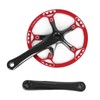 Meijun Bike Crankset 170mm Bicycle Chainwheel Chain Ring Set 45T