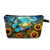 MoCaliduccious Butterfly Makeup Bag Elegant 3D Flutter Design Cosmetic Pouch