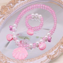 RadiVibe Puka Shell Necklaces Shell Earrings Pearl Costume Jewelry Charm Necklace