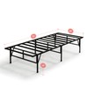 ZINUS SmartBase Compack Mattress Foundation / 14 Inch Metal Bed