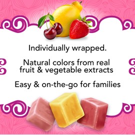 Lovely Candy Co. Organic Chewy Candies 8oz Bag (12-pack) | Natural Strawberry, Lemon & Cherry Flavors | Vegan, Gluten Free, Non-GMO, No Artificial Ingredients, Individually Wrapped