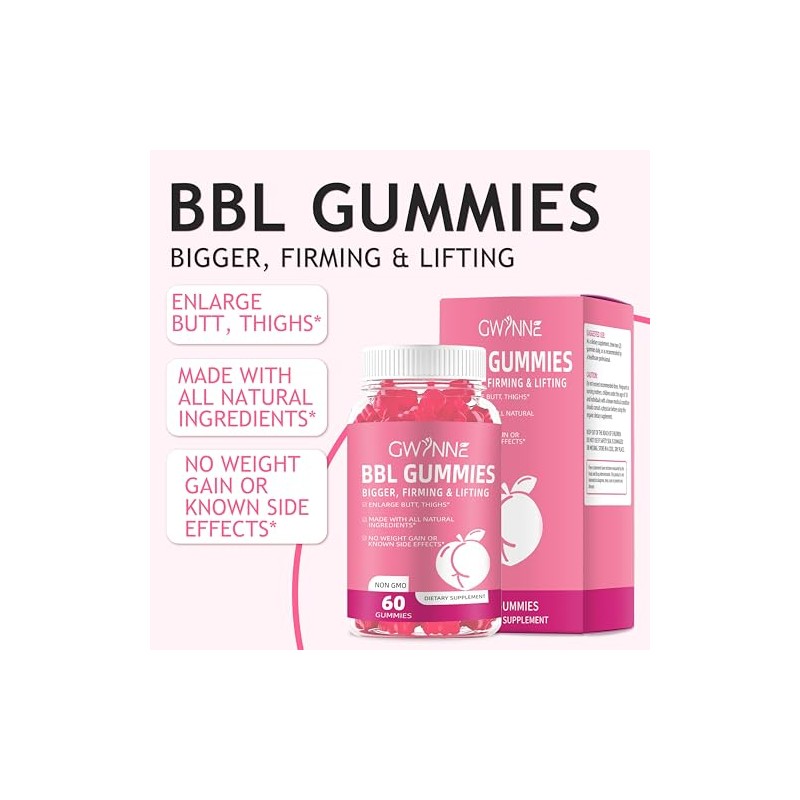 BBL Gomitas de aguaje y fenogreco Mejora Tus Curvas 60