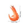 Artificial Shrimp Model 9 Pieces Red PVC 2.95 X 1.77