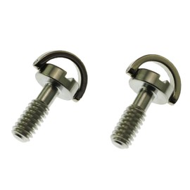 YTgilo 2PCS Camera Screws Stainless Steel TF3032 1/4 inch D Stainless Steel Fixed Camera Screws One Piece Flat Ring Hand Screws Head Camera Quick Release Screws Tripod Monopod Quick Release Plate