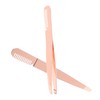 FOMIYES 2sets Tool Women's Precision Eyebrow Tweezers Comb for On-the-go