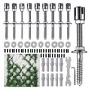 Wire Trellis Stainless Steel Modern Flexible Layout Invisible Strong Load