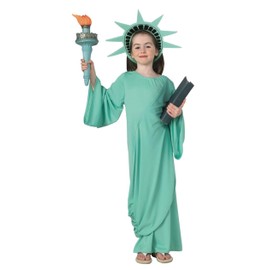 Rubie's Child's Statue of Liberty Costume Dress and Headpiece, Medium