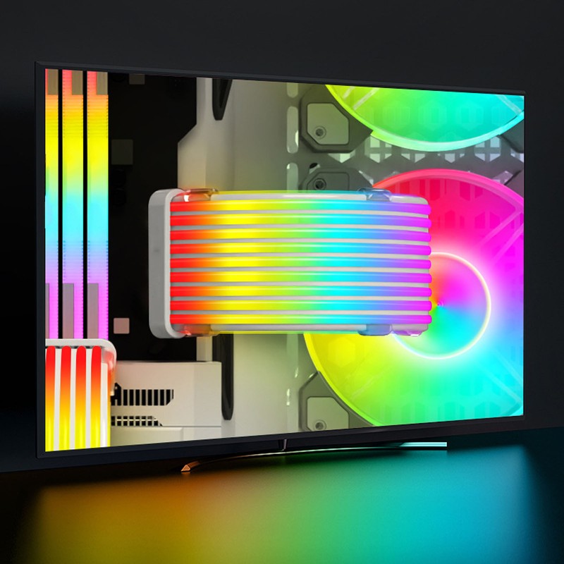 ARGB Extension Sleeved Cable Kit DIY 5V 3pin PSU Cable