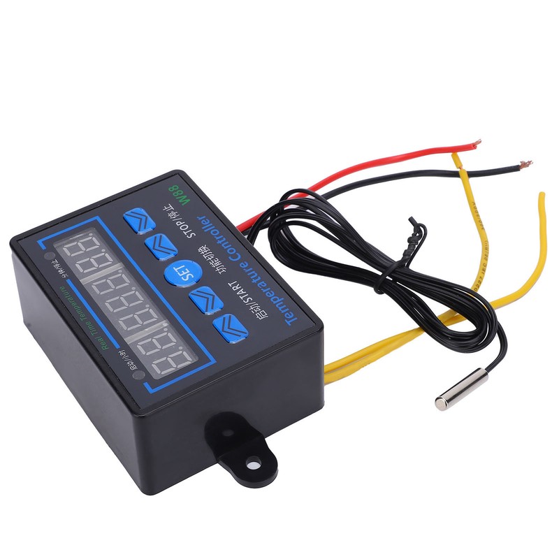 High Temperature Controller 3‑Display Multifunctional Control Switch W88 ‑19~99℃