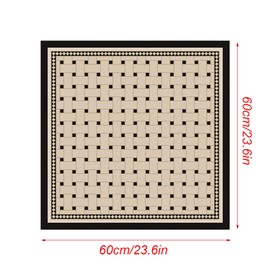 FengFaer Anti-Slip Washer or Dryer Top Mat Covers,Washing Machine Top Protector Dust-Proof Cover, Washer or Dryer Top Protector Covers for Laundry Kitchen Home (Style D)