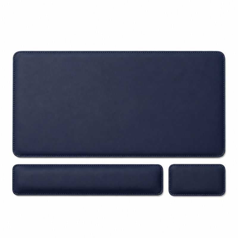 Waterproof PU Leather Desk Mat Set for Office & Gaming